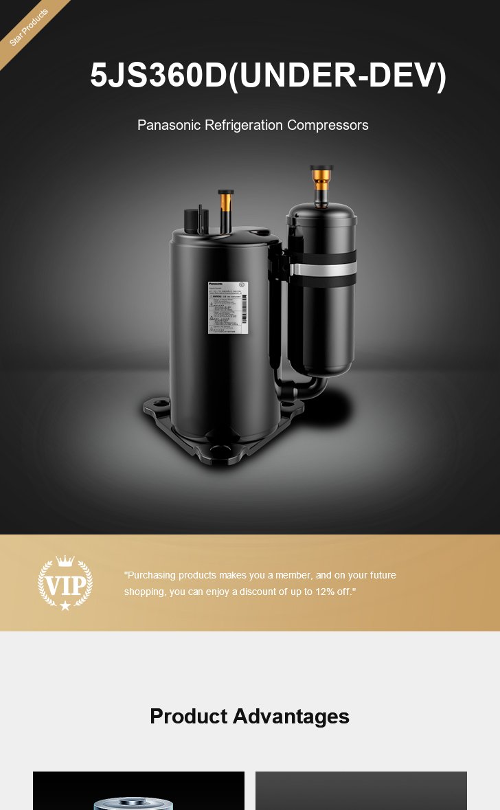 Panasonic Compressor 5JS360D(UNDER-DEV), technical parameters pdf, structure diagram